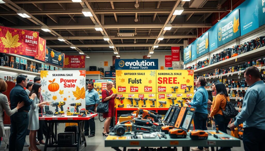 Evolution Power Tools seasonal sales